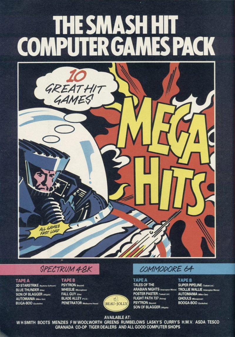 Screen from 10 Mega Hits