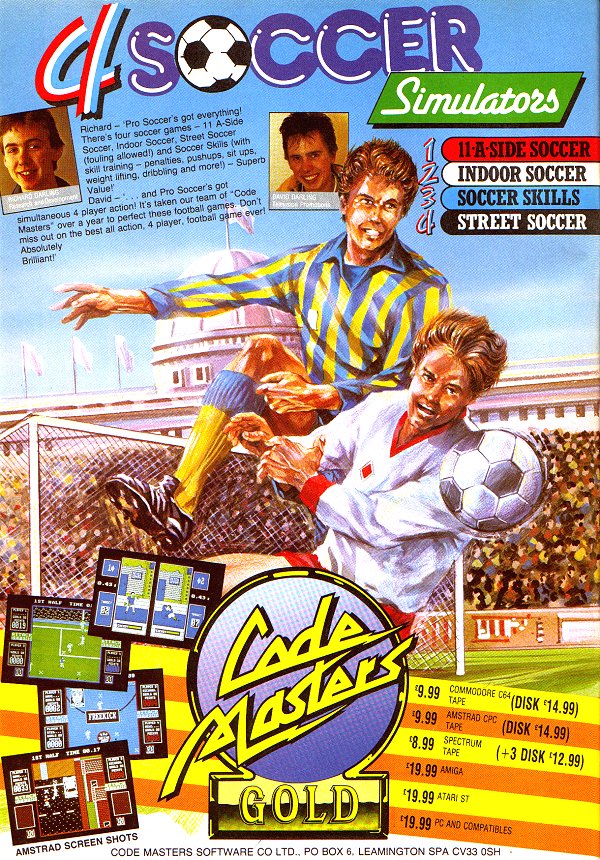 Screen from 4 Soccer Simulators