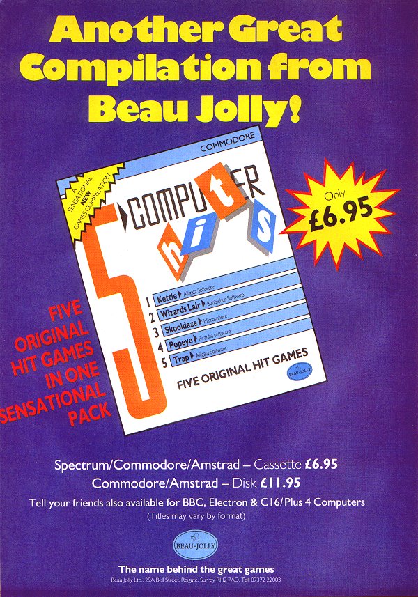 Screen from 5 Computer Hits