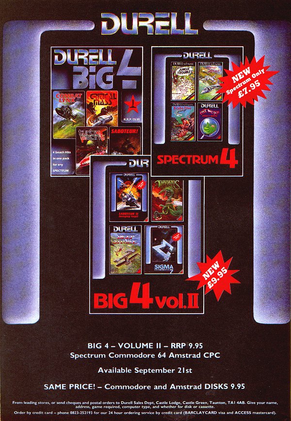 Screen from Big 4 Vol II