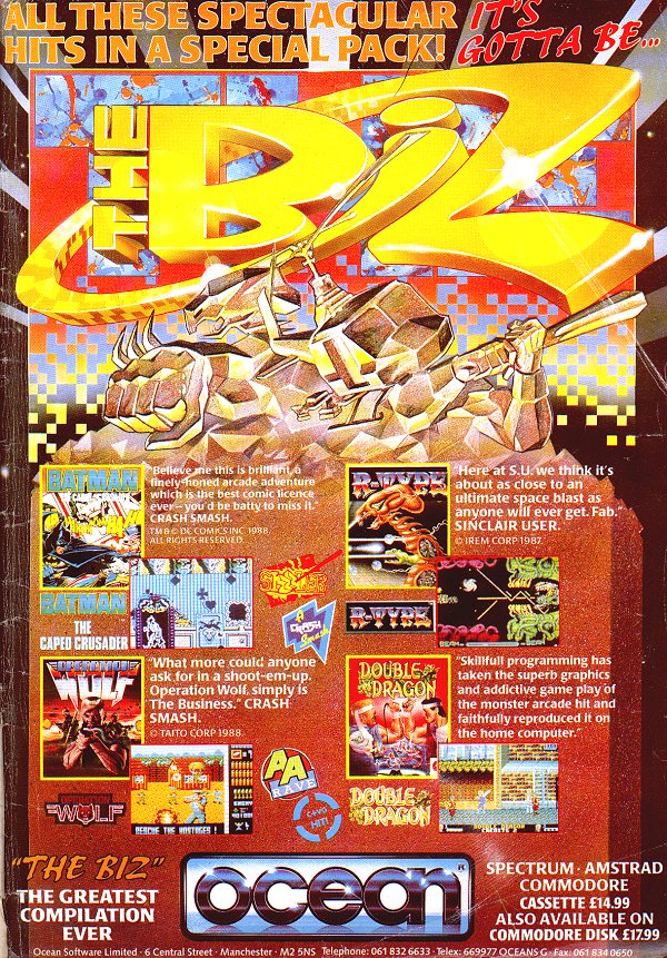 Screen from The Biz