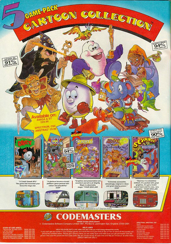 Screen from Cartoon Collection