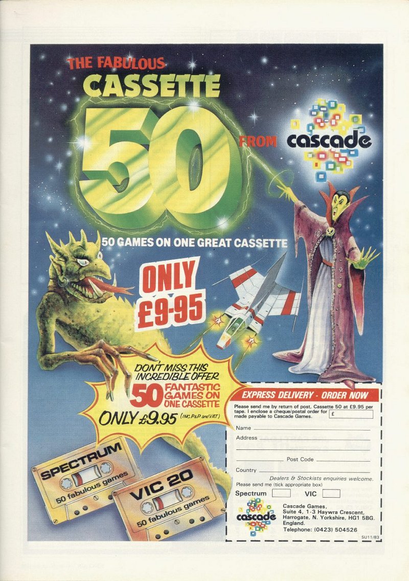 Screen from Cassette 50