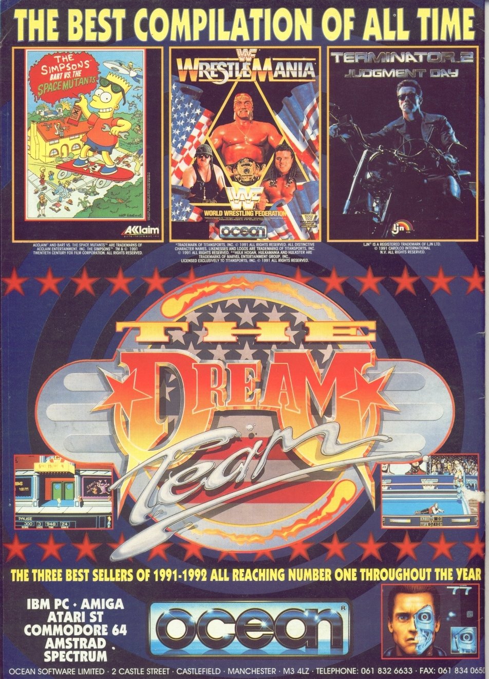 Screen from The Dream Team