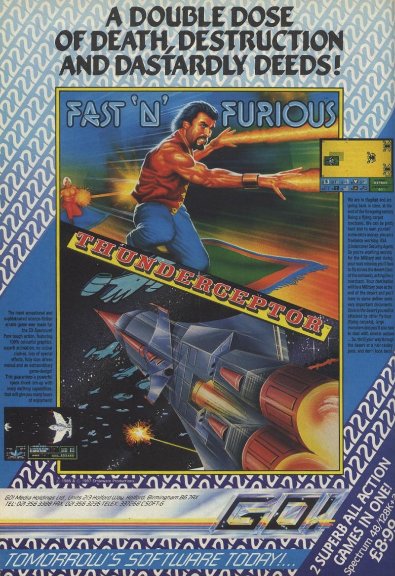 Screen from Fast 'n' Furious + Thunderceptor