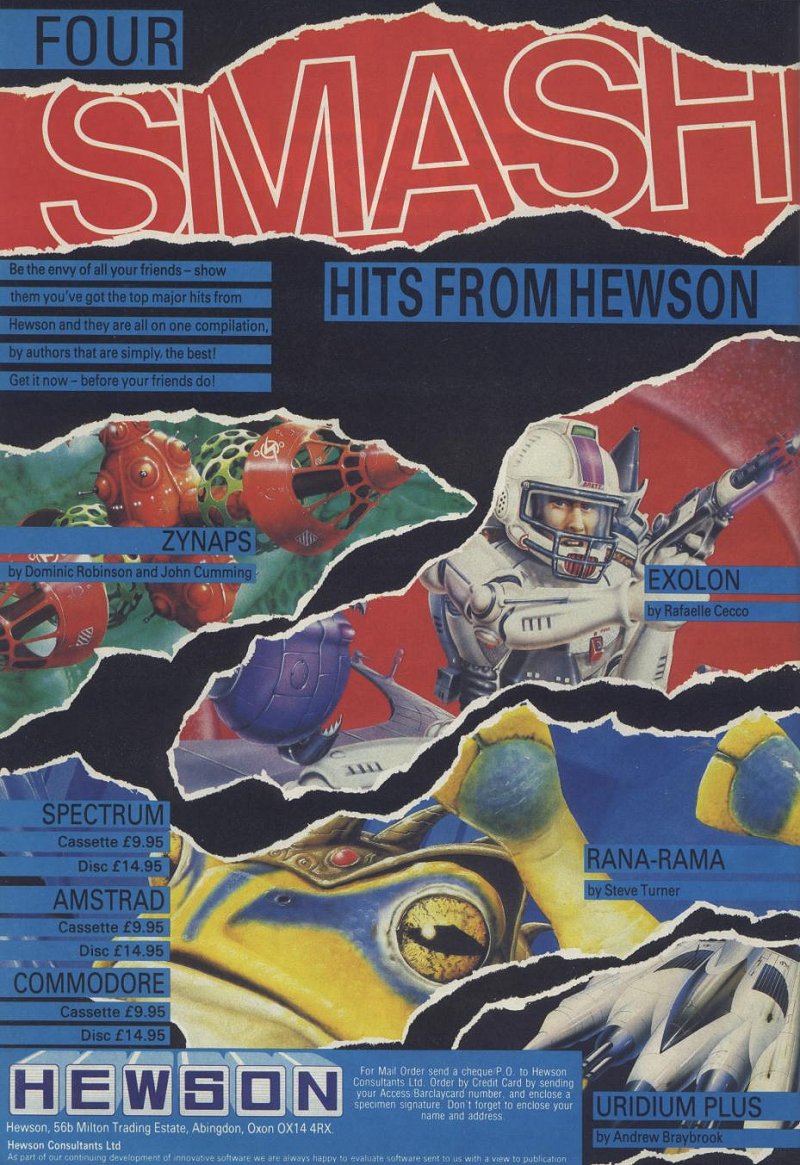 Screen from Four Smash Hits