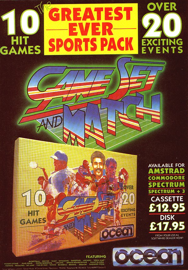 Screen from Game, Set and Match