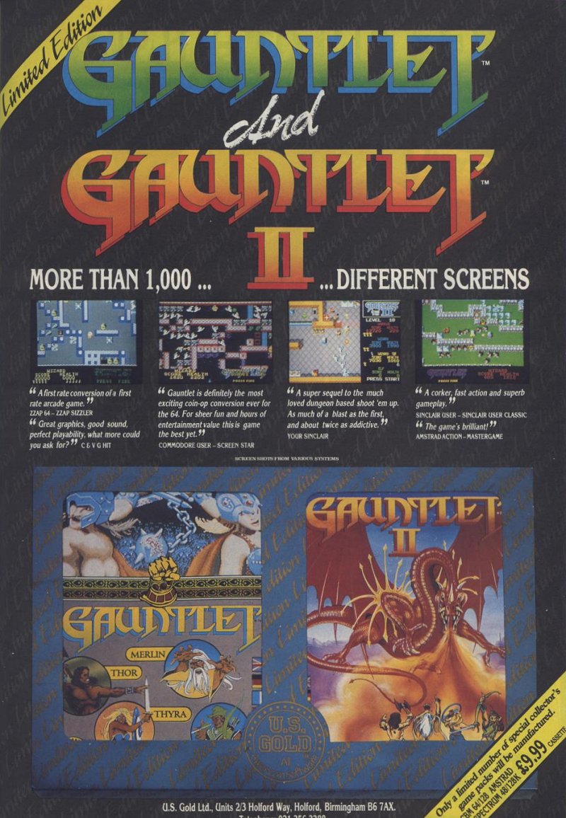 Screen from Gauntlet + Gauntlet II