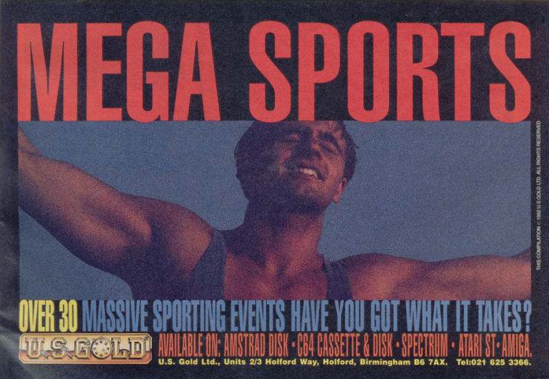 Screen from Mega Sports