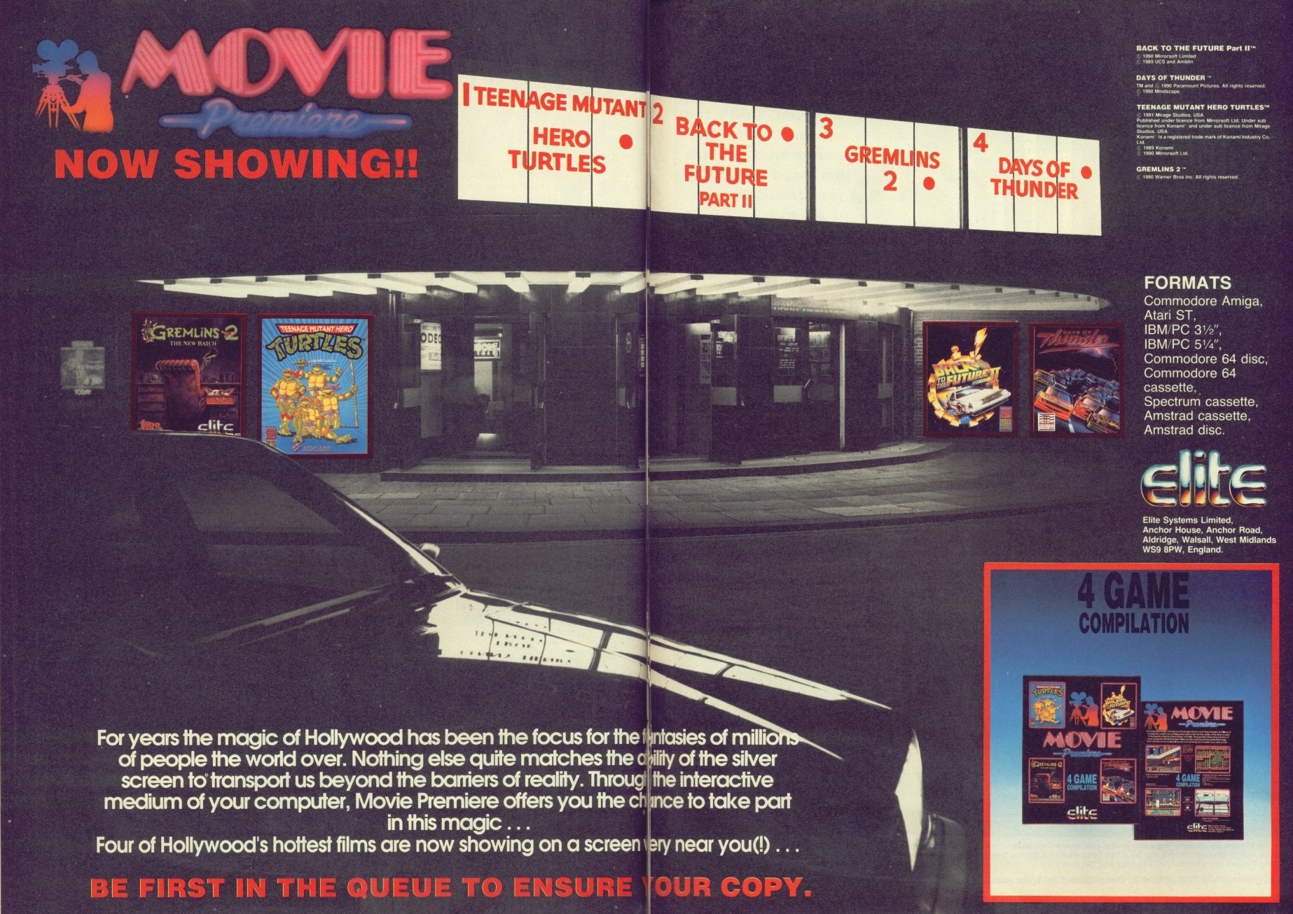 Screen from Movie Premiere