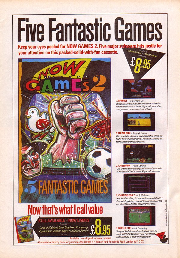 Screen from Now Games 2