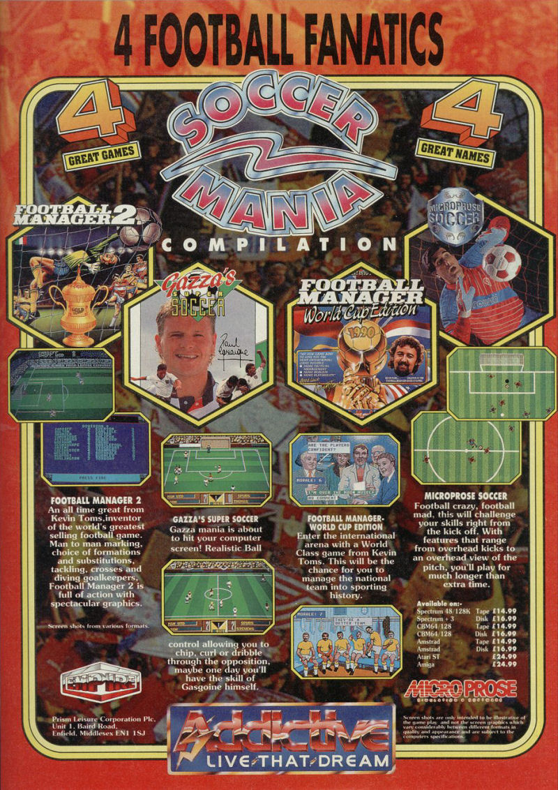 Screen from Soccer Mania