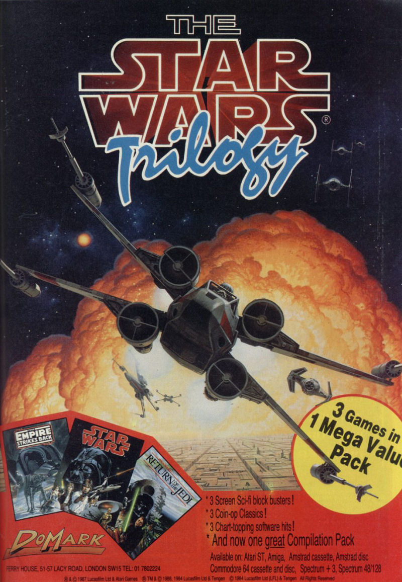 Screen from The Star Wars Trilogy