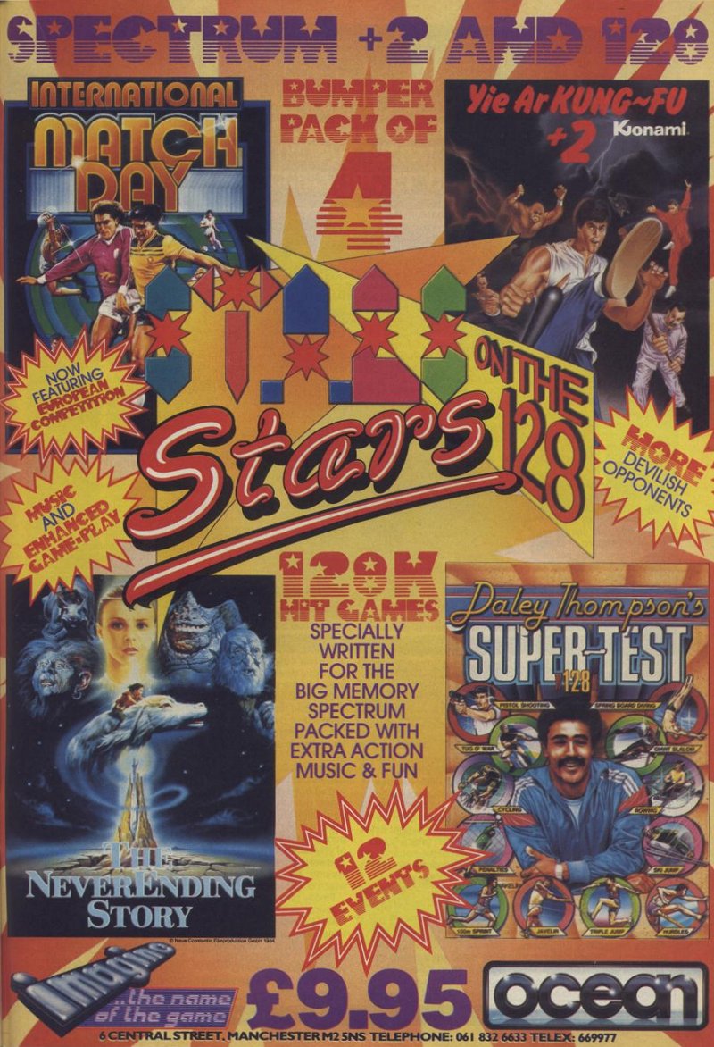 Screen from Stars on the 128K