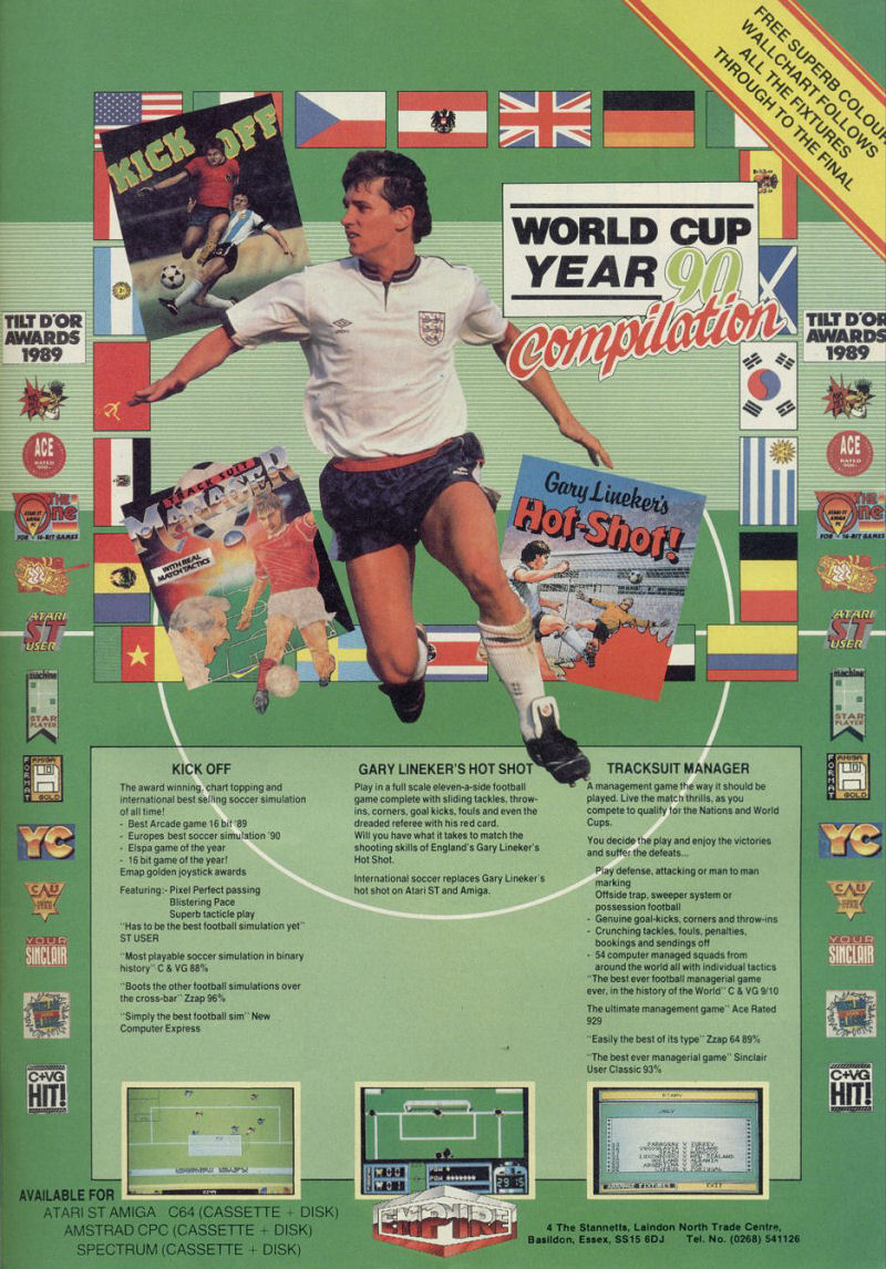 Screen from World Cup Year 90 Compilation