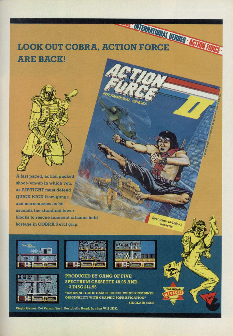 Screen from Action Force II