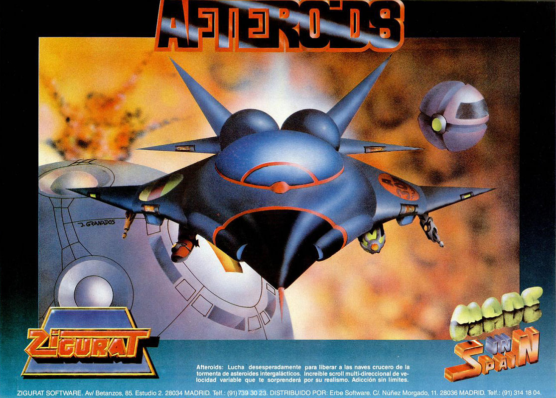 Screen from Afteroids