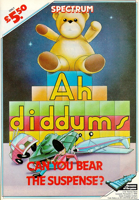Screen from Ah Diddums