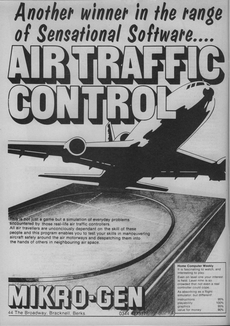 Screen from Air Traffic Control