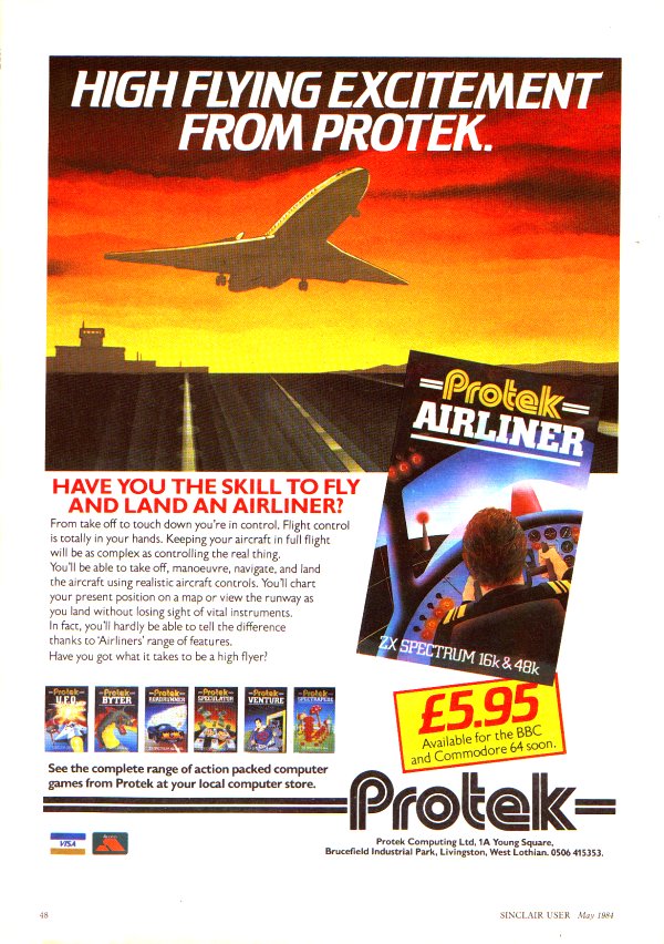 Screen from Airliner