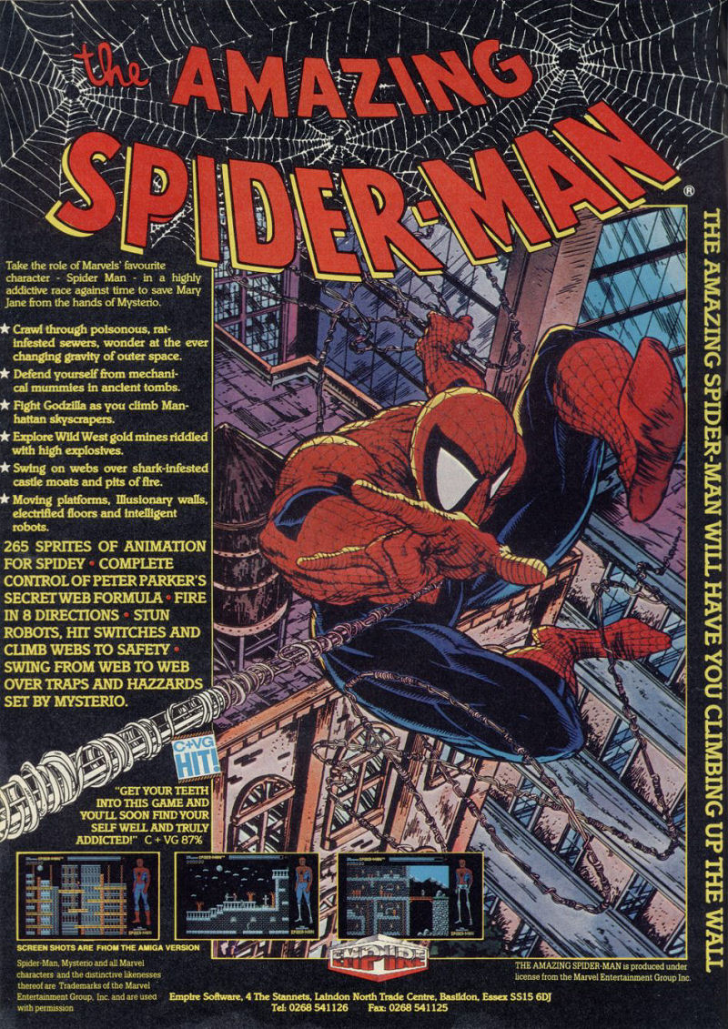 Screen from The Amazing Spider-Man