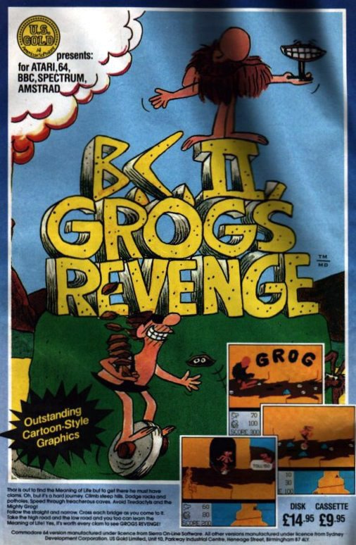 Screen from B.C. II: Grog's Revenge