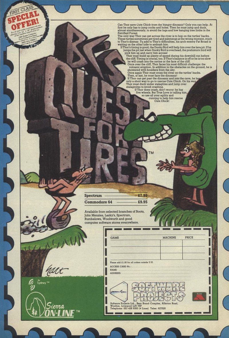 Screen from BC's Quest for Tires
