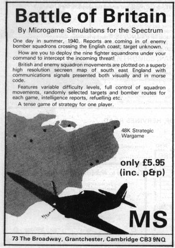 Screen from Battle of Britain