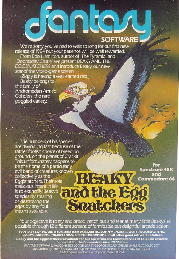 Screen from Beaky and the Egg Snatchers
