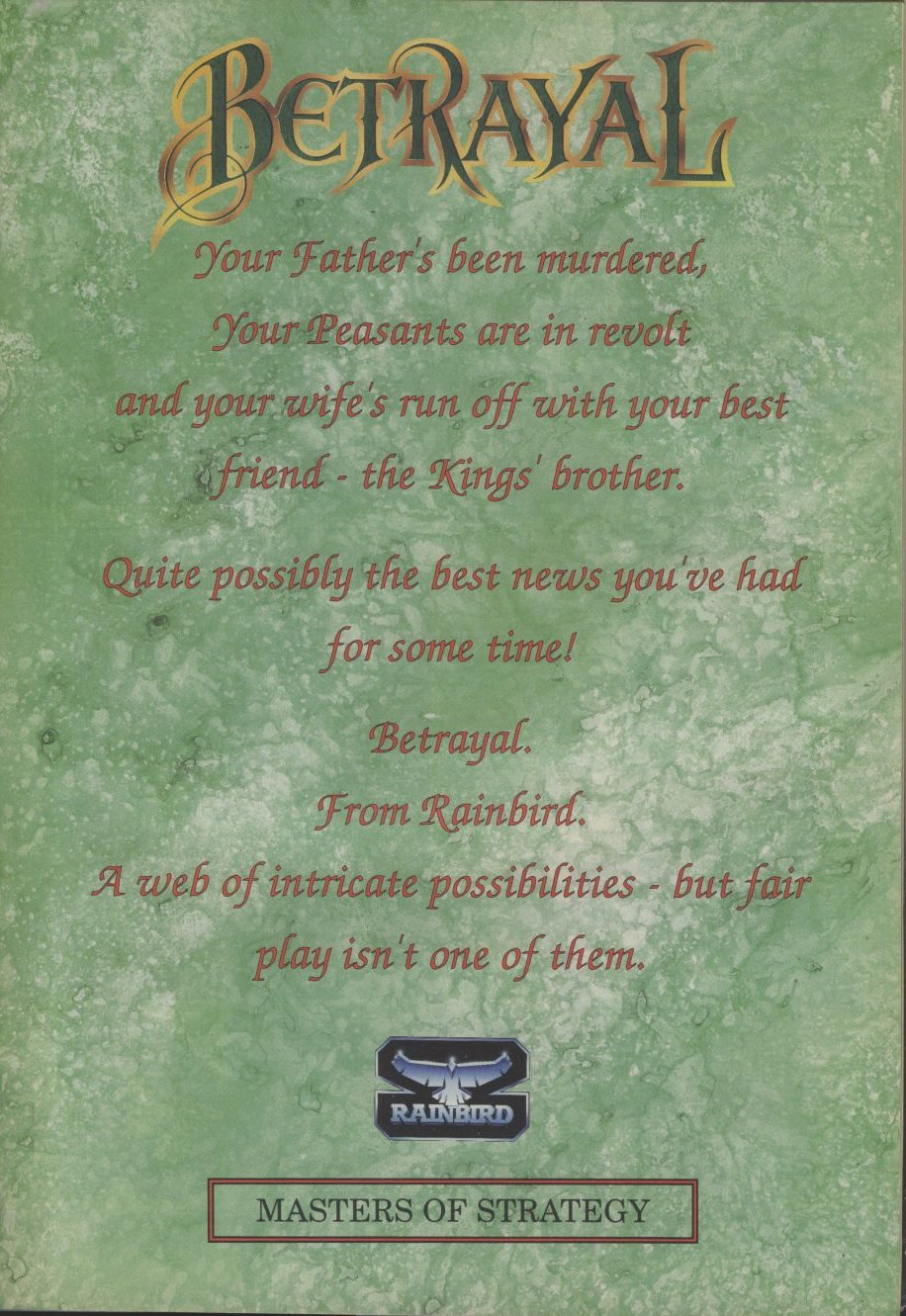 Screen from Betrayal