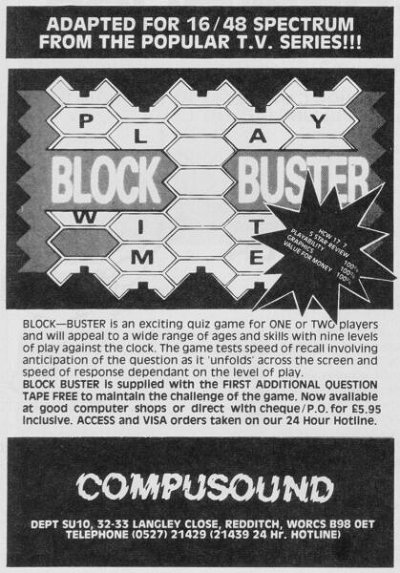 Screen from Block-Buster