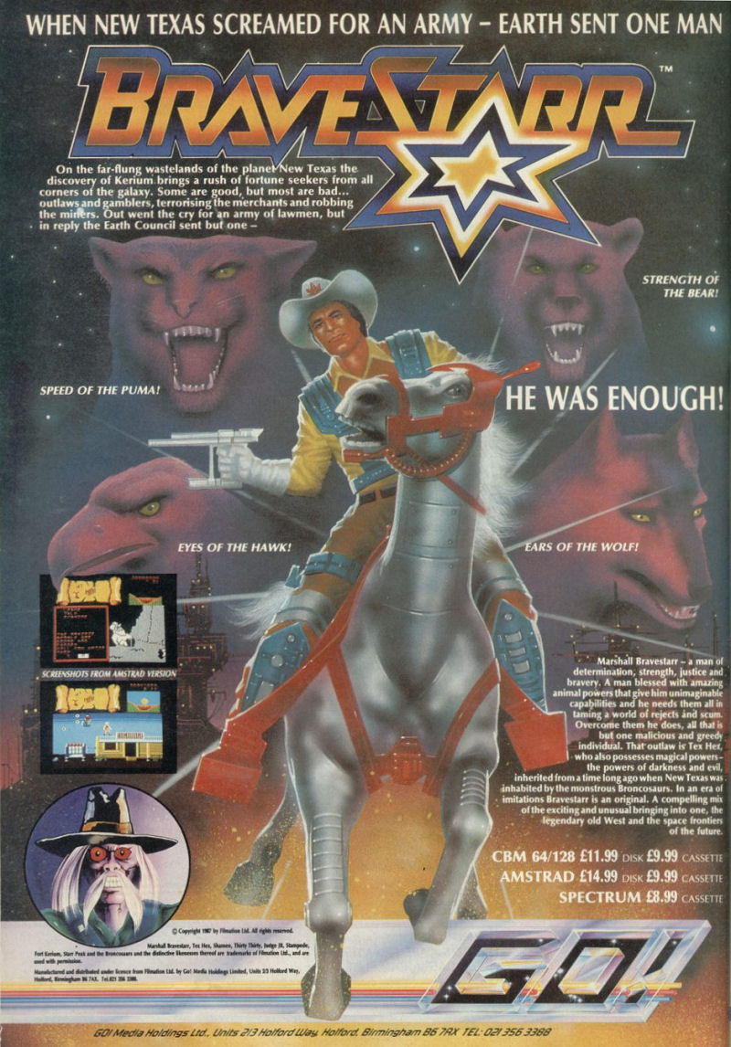 Screen from BraveStarr