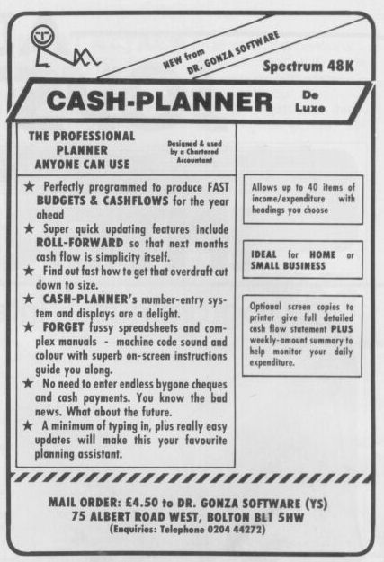 Screen from Cash-Planner DeLuxe