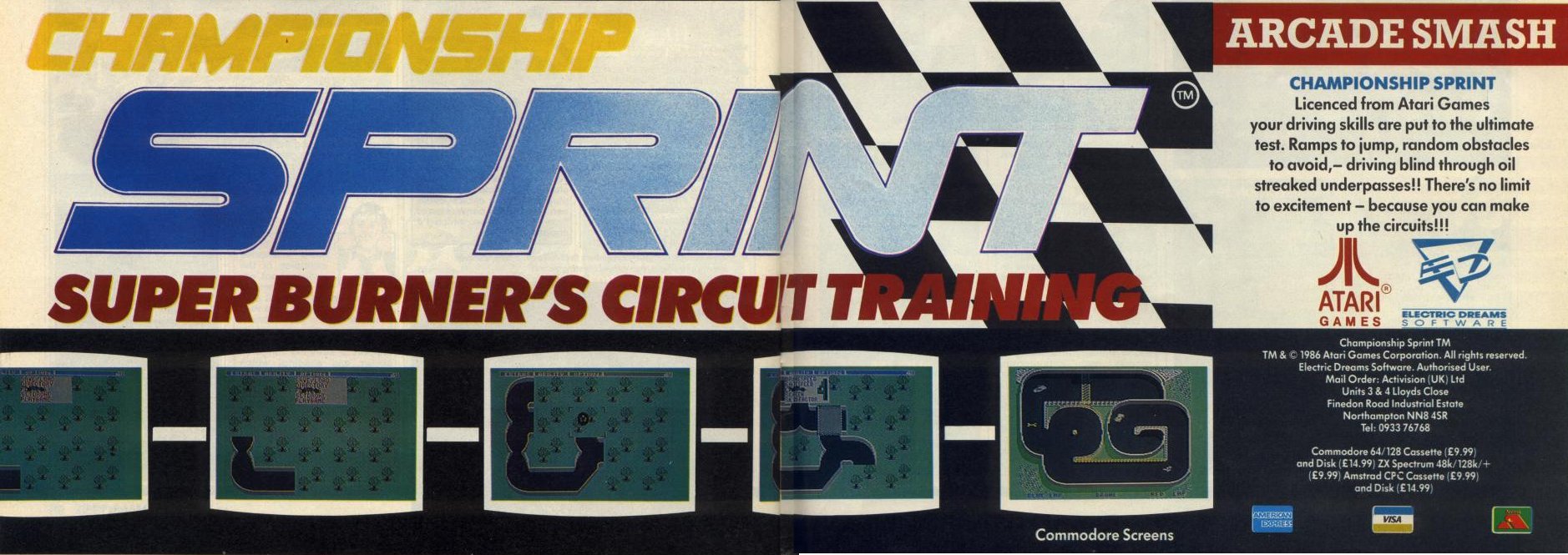 Screen from Championship Sprint