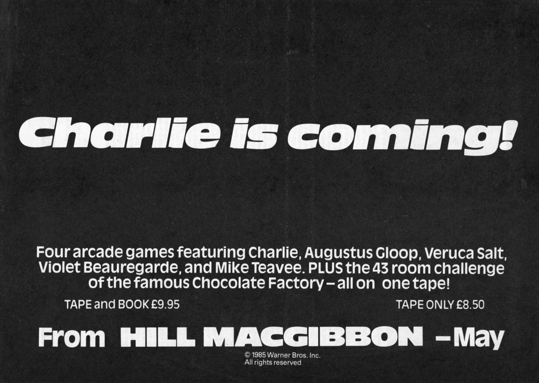 Screen from Charlie and the Chocolate Factory