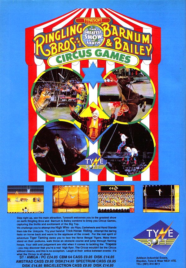 Screen from Circus Games