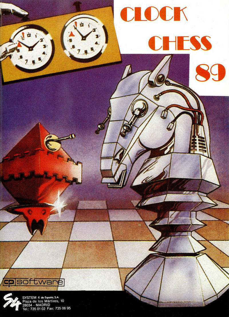 Screen from Clock Chess '89