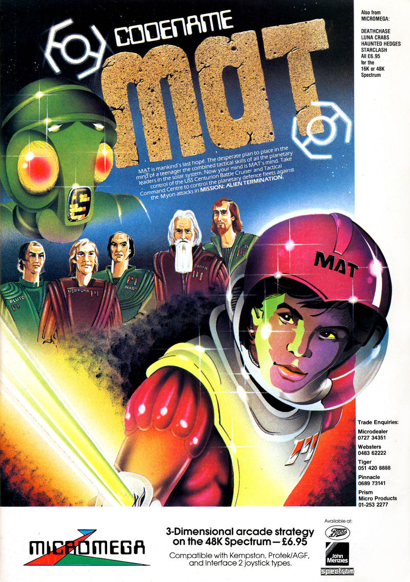 Screen from Codename MAT