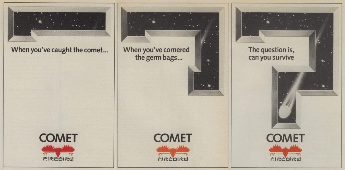 Screen from The Comet Game