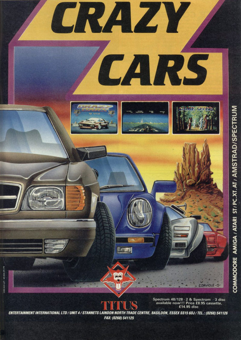 Screen from Crazy Cars