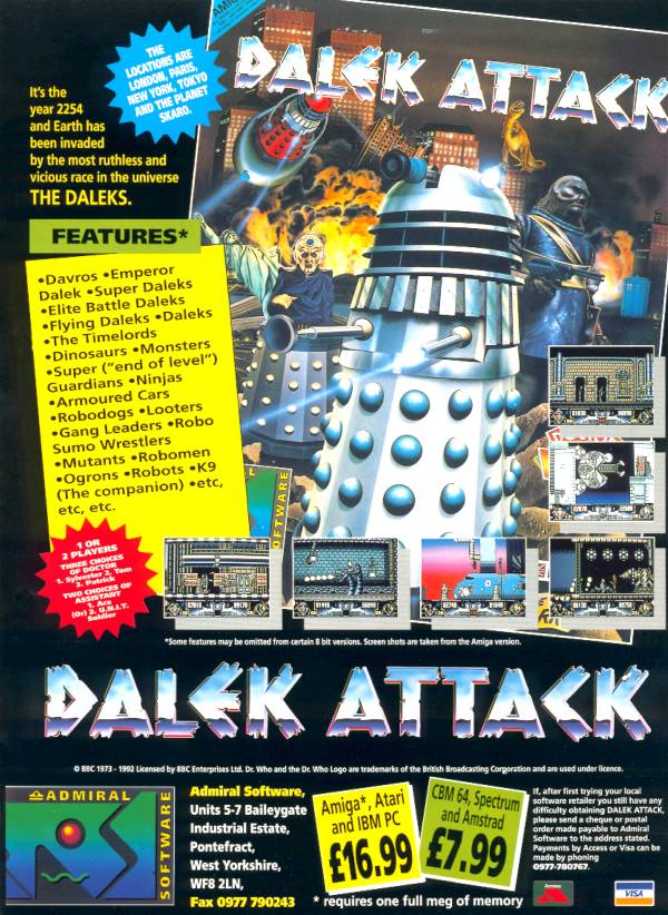 Screen from Dalek Attack
