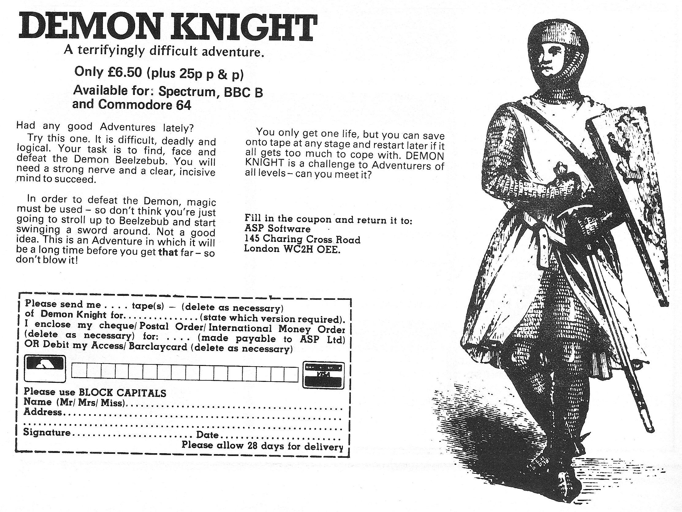 Screen from Demon Knight
