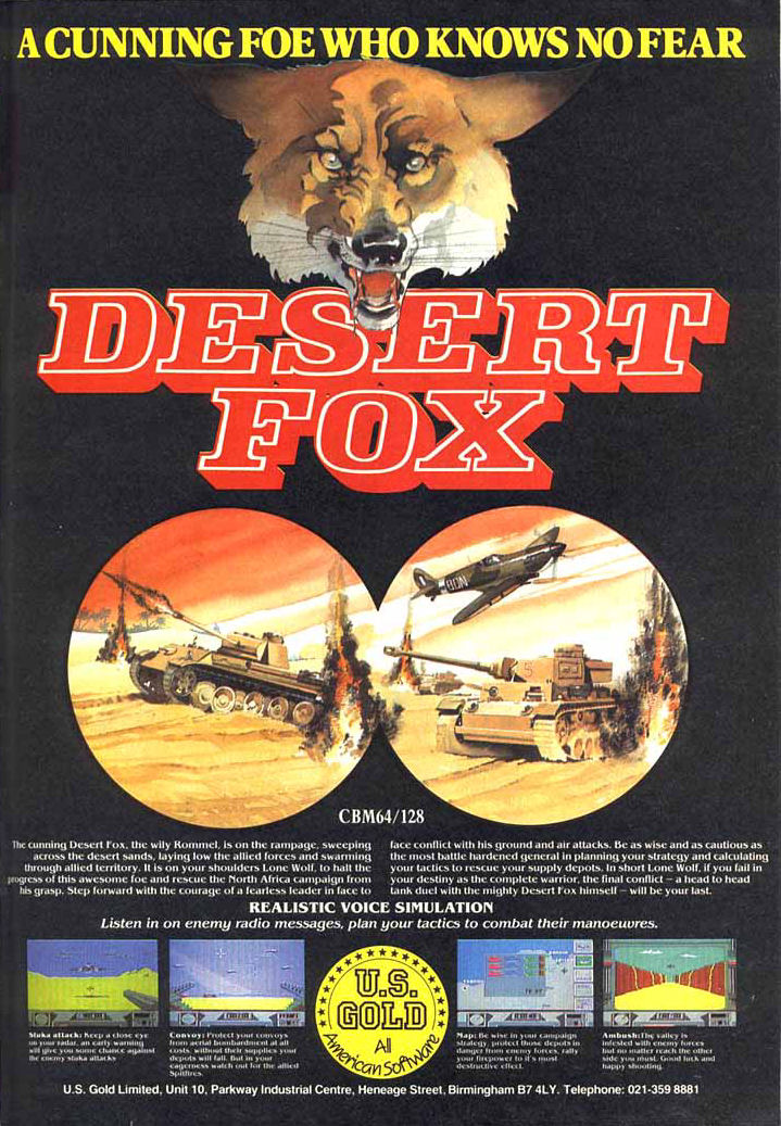 Screen from Desert Fox