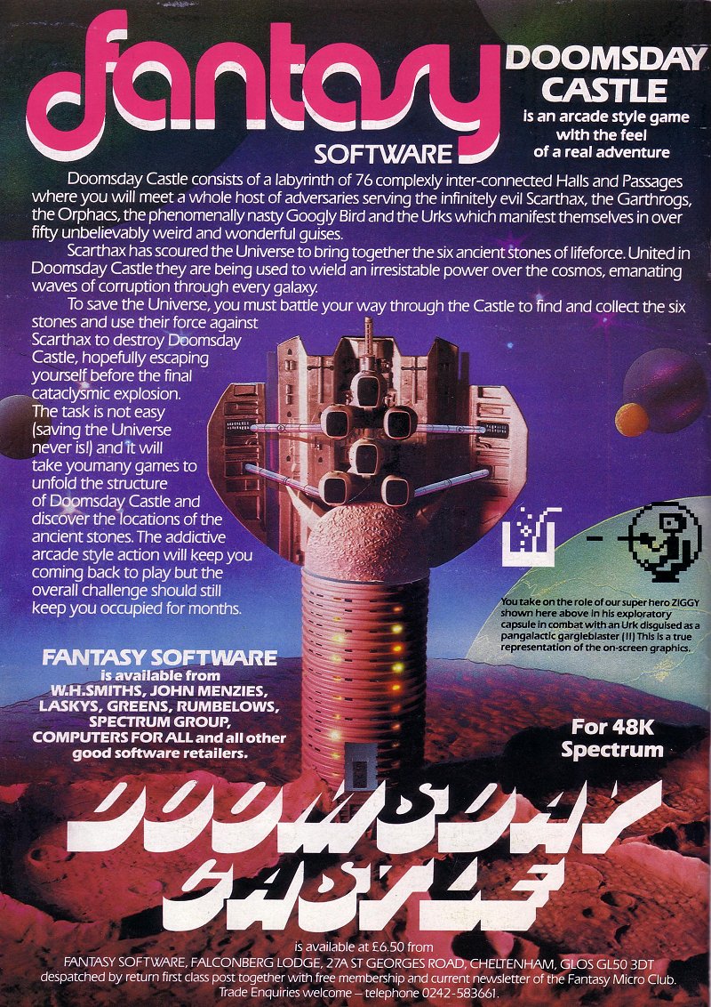 Screen from Doomsday Castle