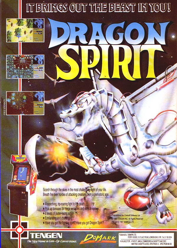 Screen from Dragon Spirit