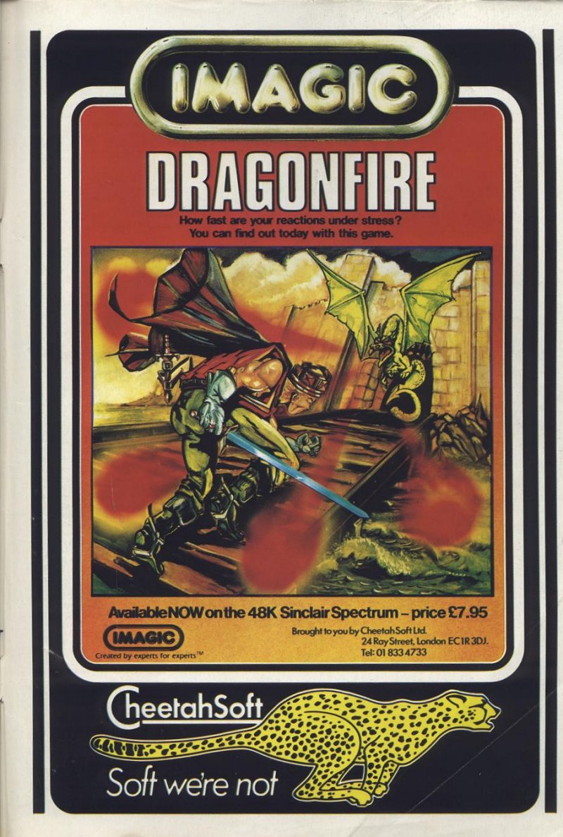 Screen from Dragonfire