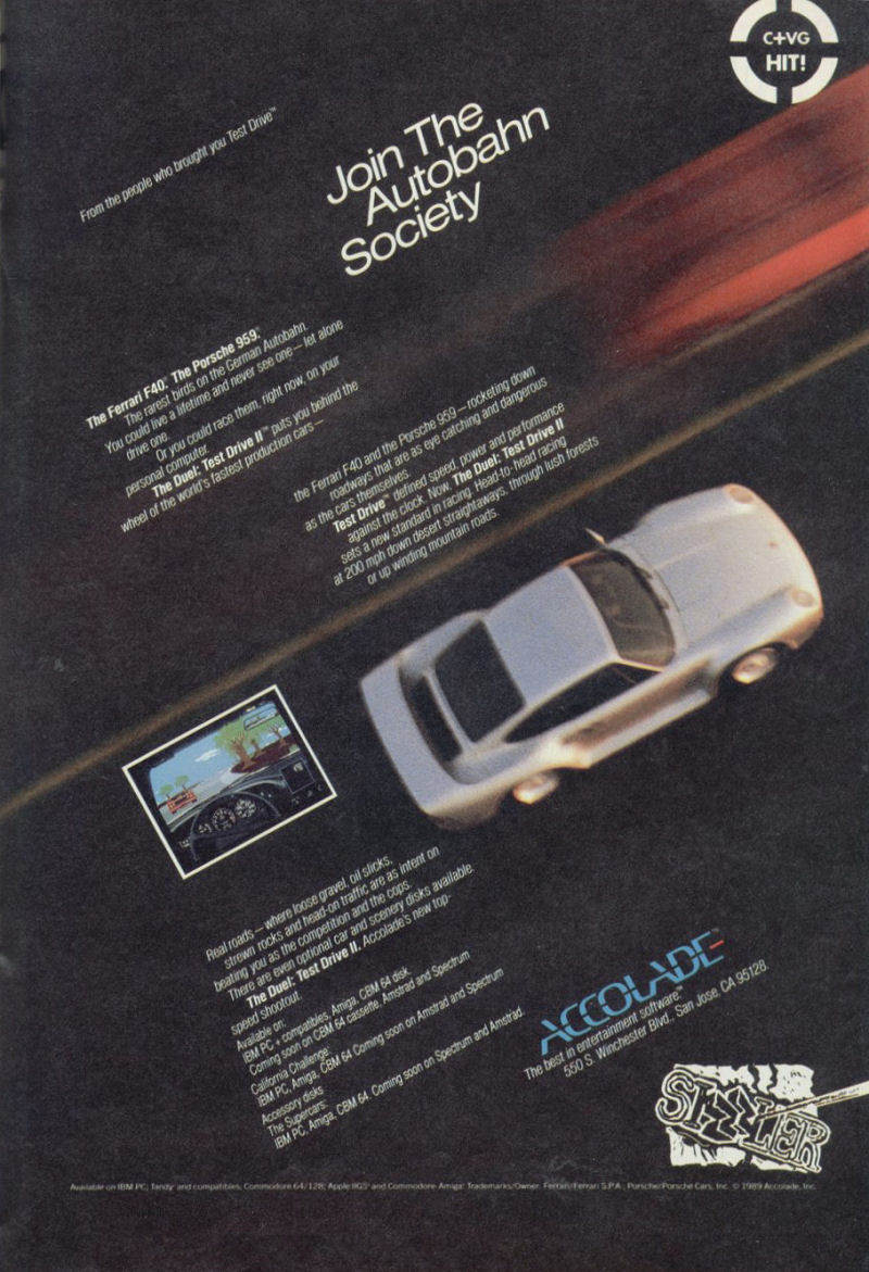 Screen from The Duel: Test Drive II