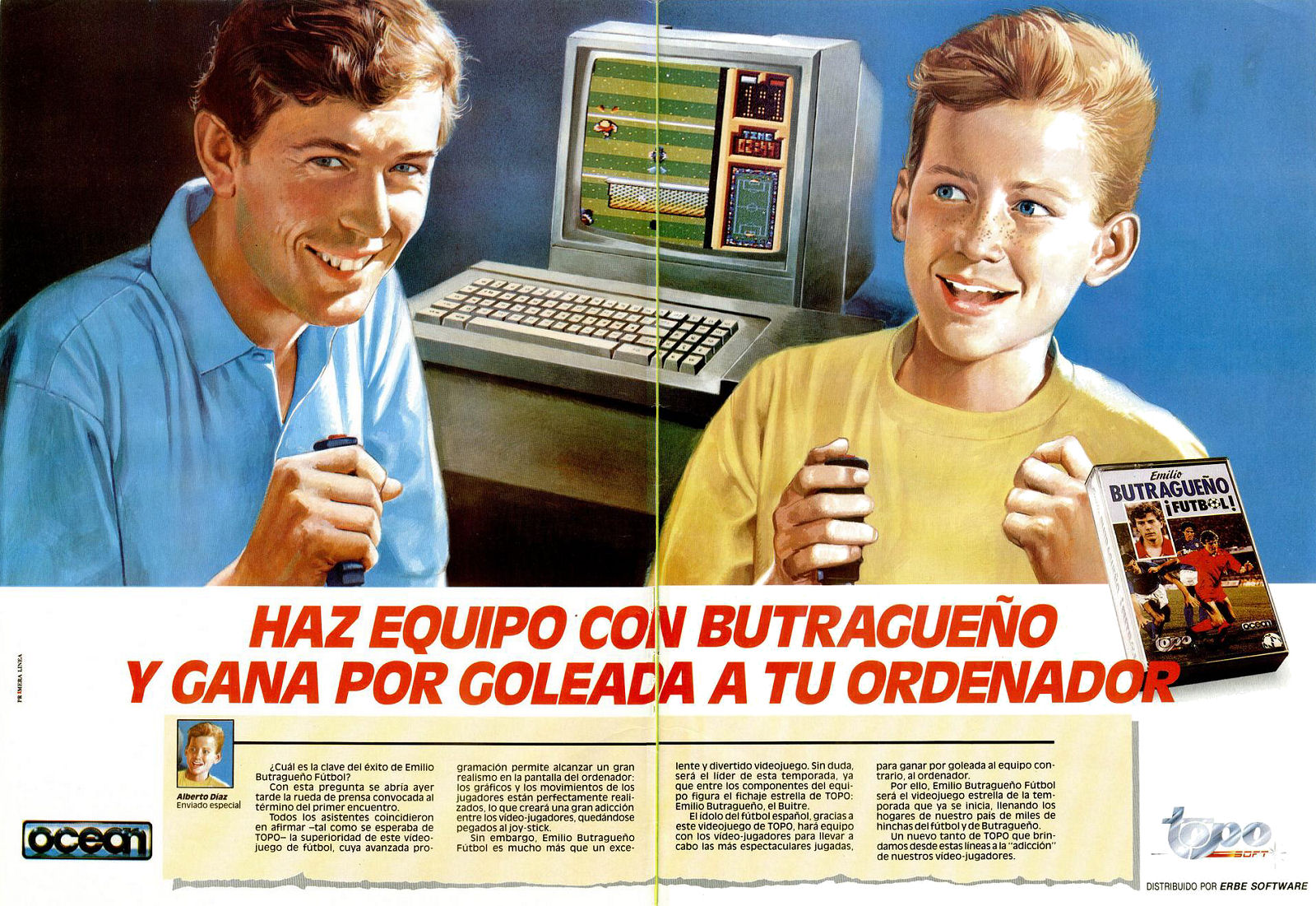 Screen from Emilio Butragueno Futbol