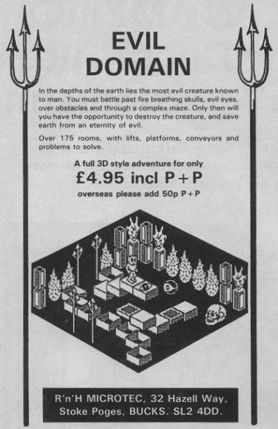 Screen from Evil Domain