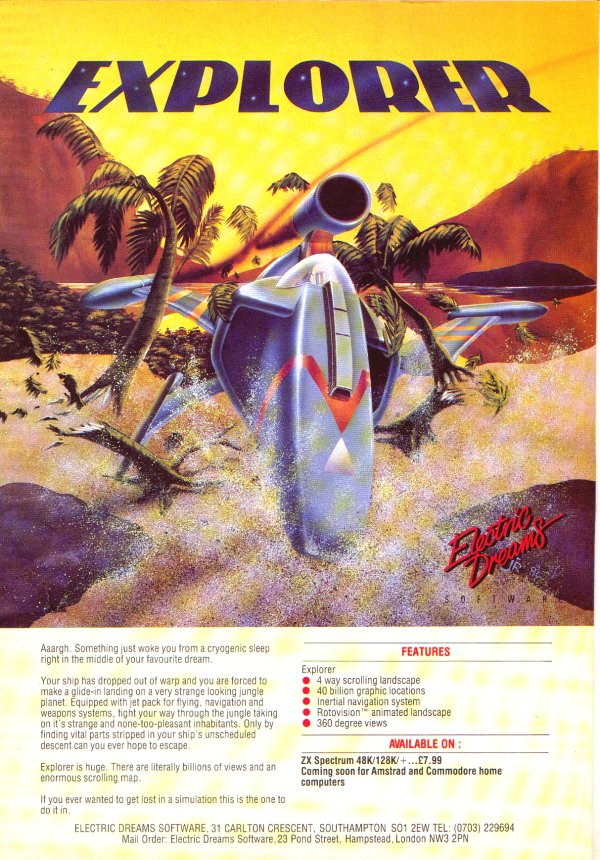 Screen from Explorer